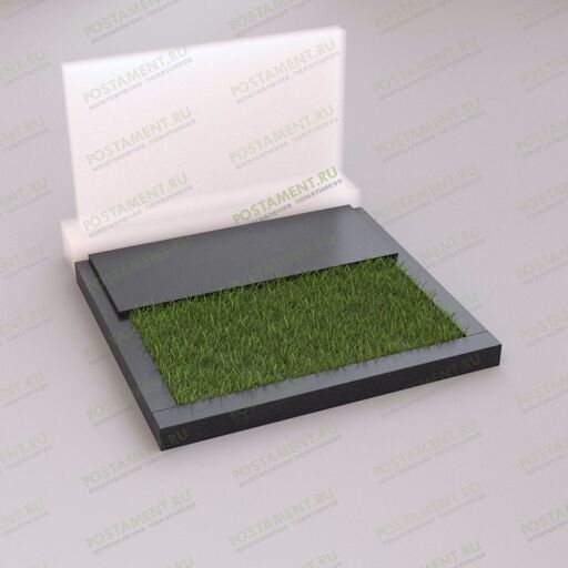 Цветник на 2 могилы с накладкой 81083