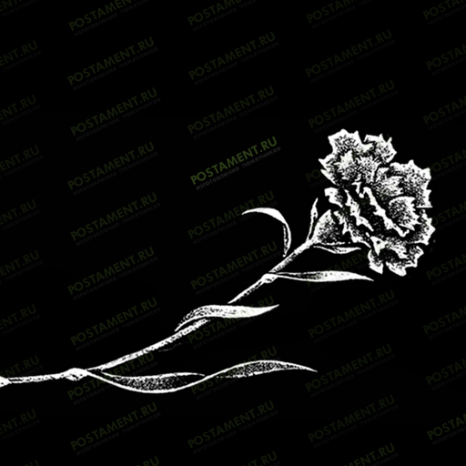 Гвоздика на памятник из гранита 91021