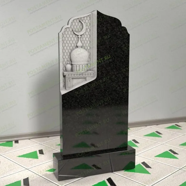 Памятник с мечетью на могилу 12809
