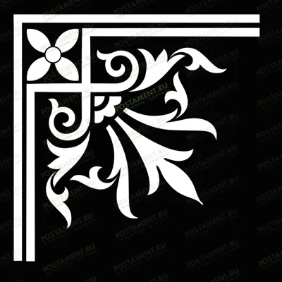 Виньетка - классическое оформление памятник 96024