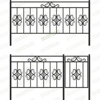 Ограда высокая 33010