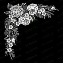 Виньетка с розами 96041