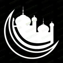 Полумесяц с мечетью 97003