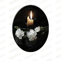 Свеча из керамики на памятник 91986