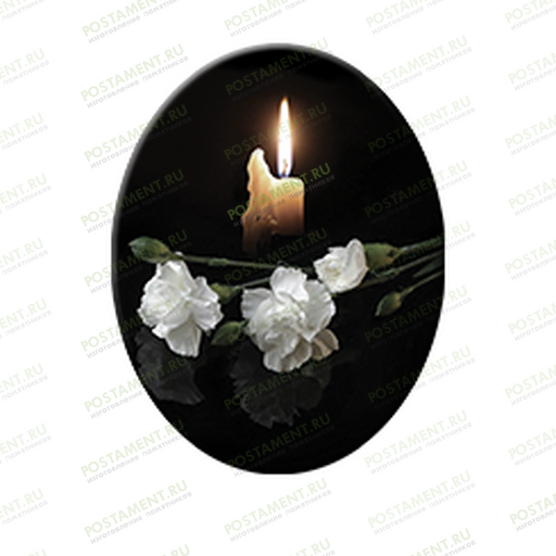 Свеча из керамики на памятник 91986