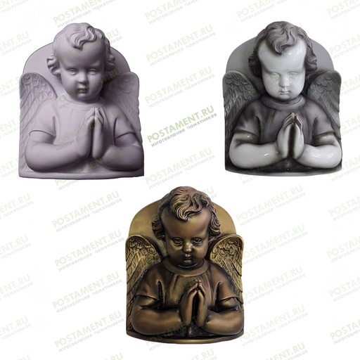 Ангел барельефом на памятник из акрила 82231