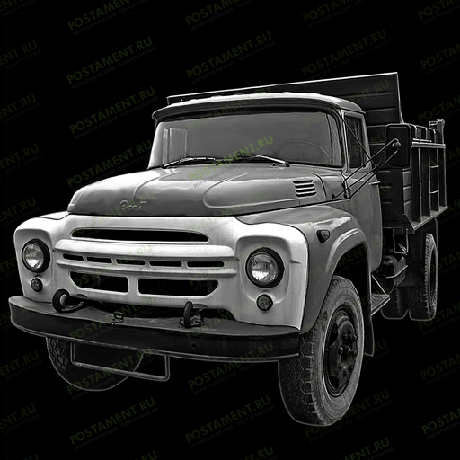 Автомобиль ЗИЛ на памятник для гравировки