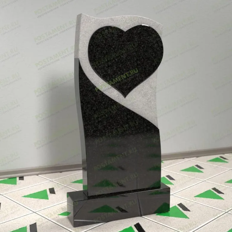 Памятник с сердцем надгробный 11702