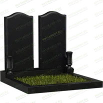 Памятник двойной на подставке № 18501