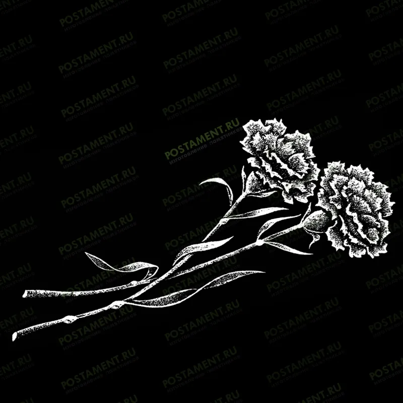 Гвоздики для гравировки на памятник 91025