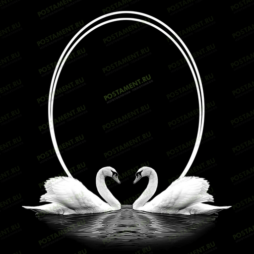 лебеди на памятник гравировка 91161