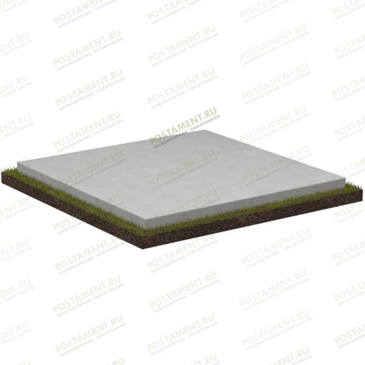 Бетонное основание на захоронение 22103