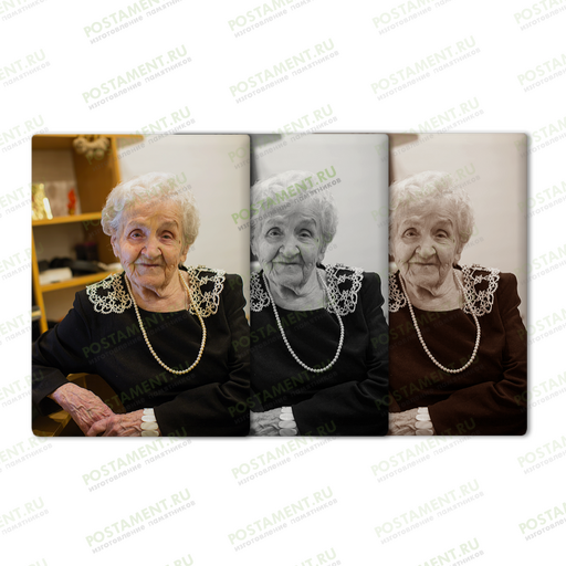 Фотокерамика прямоугольник на памятник 91826