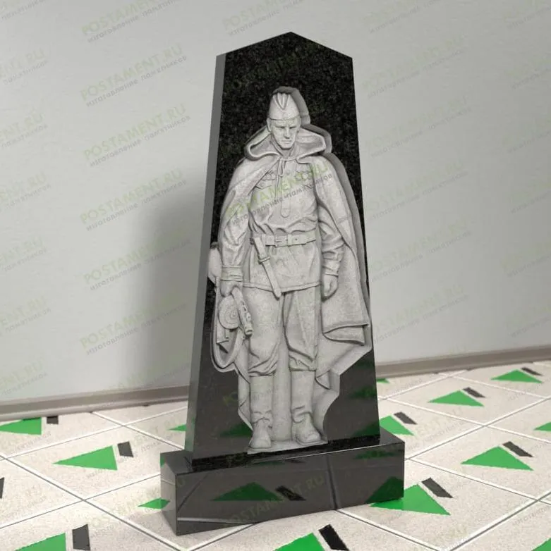 Скульптура военного на могилу 13128