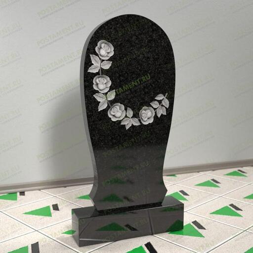 Памятник с цветами 12650