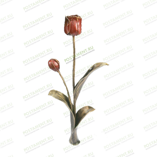 Тюльпан из бронзы 82025 на памятник