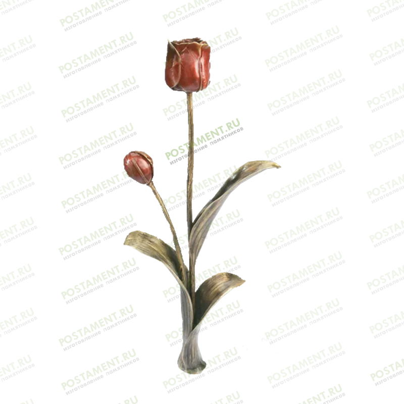 Тюльпан из бронзы 82025 на памятник