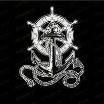 Штурвал и якорь 91641