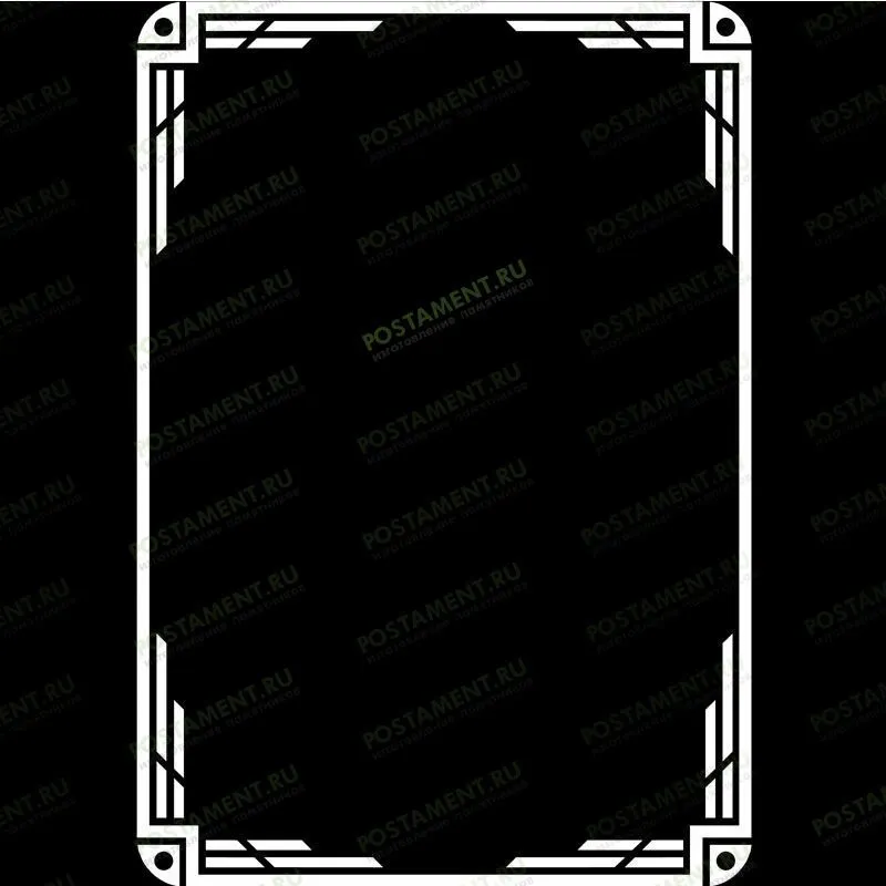Рамка на памятник гравировка 91203