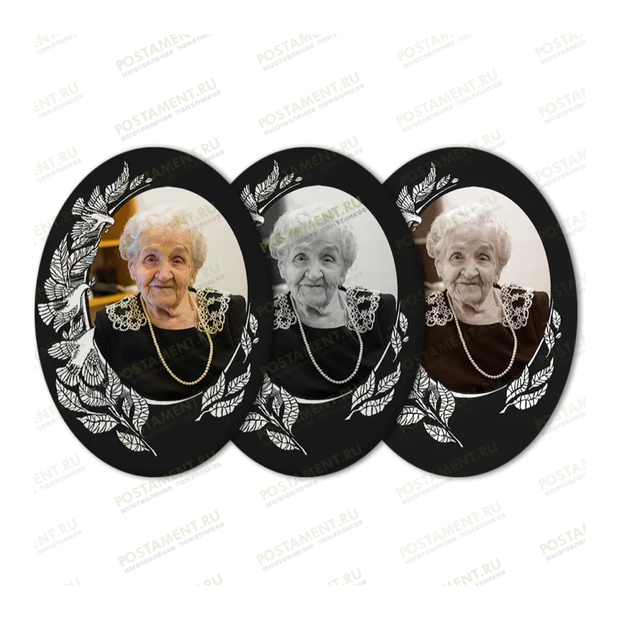 Керамическая рамка на памятник 91817