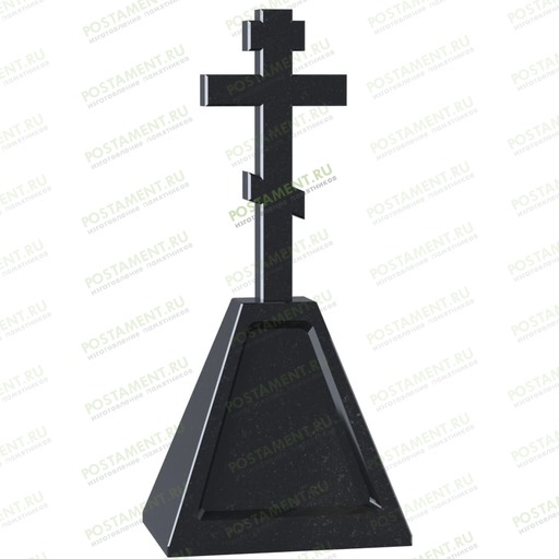 Крест на постаменте на могилу 18746